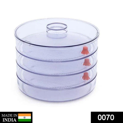 070 Plastic 4 Compartment Sprout Maker, White Discount Karo