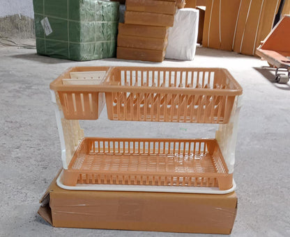 Kitchen Organizer Rack with Water Storing Tray / Dish Rack - Discount Karo