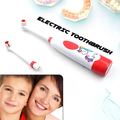 Electric Toothbrush for Kids and Adults Travel Portable Toothbrush With Extra 1 Brush Heads With 2 Battery - Discount Karo