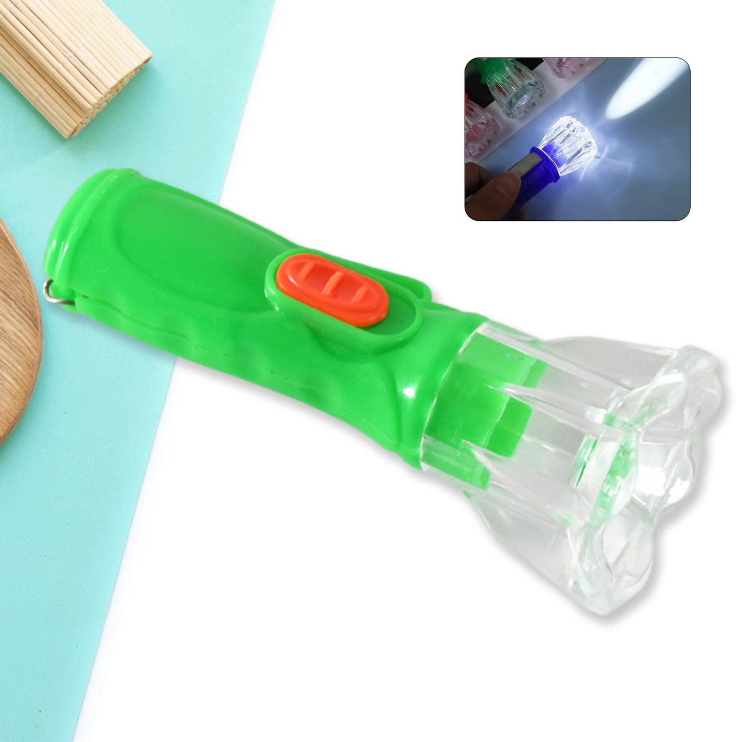 Small Plastic Torch for Kids, Plastic LED Flashlight Torch, Beautiful AttrDraft Good Gift Item, Pocket Torch for Kids (1 Pc) - Discount Karo