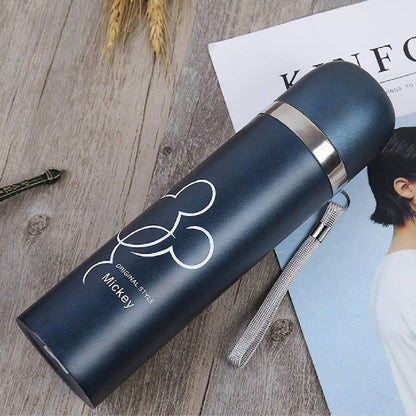 Stainless Steel Thermal mug / Water Bottle, vacuum flask (500 ML / 1 Pc / Mix Color) - Discount Karo