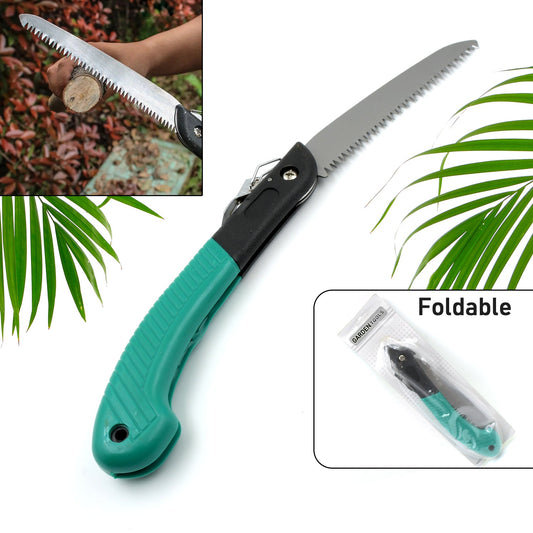 Folding Handsaw, Pruning Saws for Tree Trimming Camping, Gardening, Hunting. Cutting Wood, PVC, Bone - Discount Karo