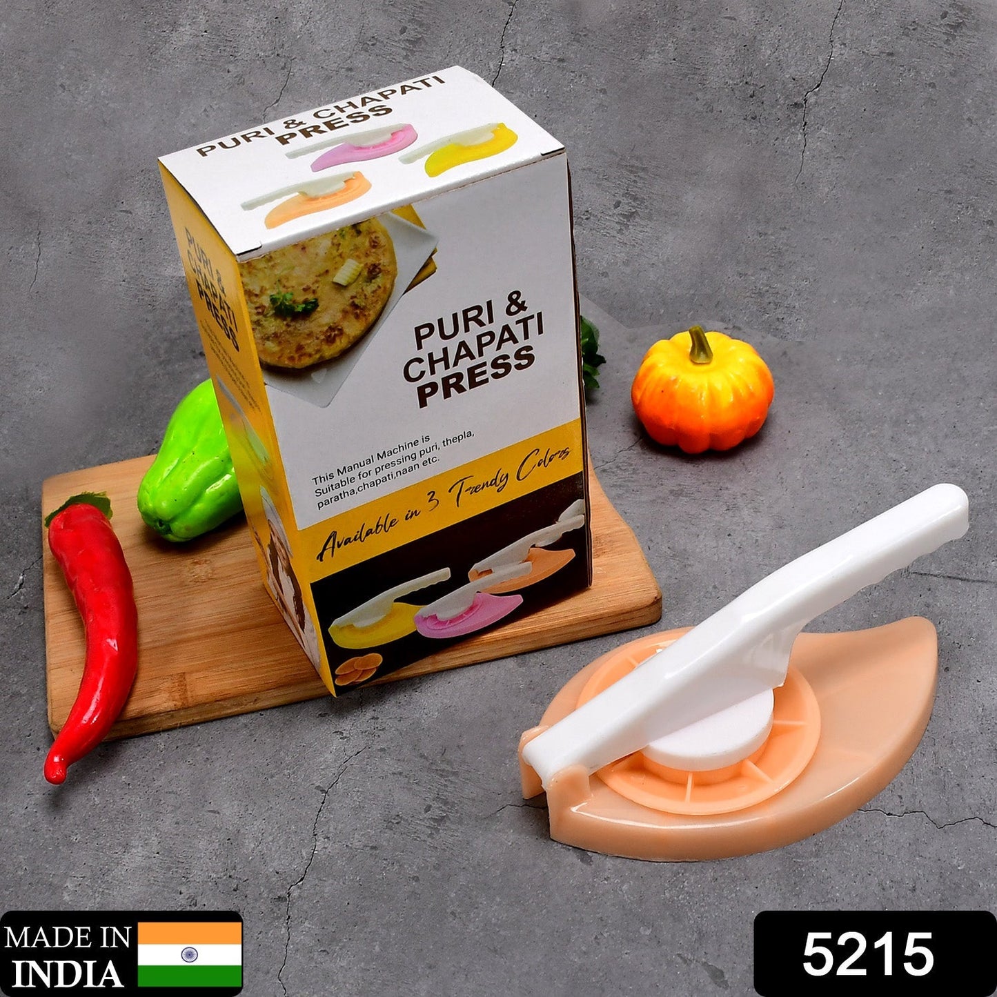 Puri Chapati Press Machine Plastic For Kitchen Use ( 1 pcs ) - Discount Karo