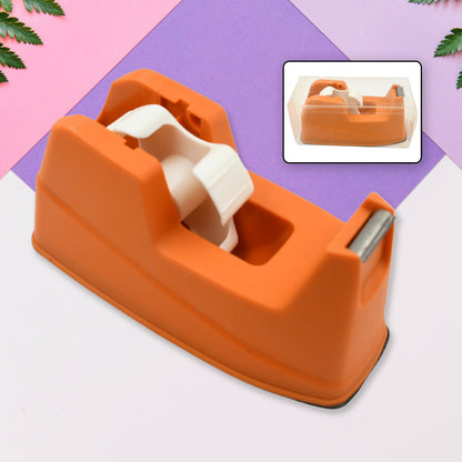 Plastic Tape Dispenser Cutter for Home Office use, Tape Dispenser for Stationary, Tape Cutter Packaging Tape (1 pc / 605 Gm) - Discount Karo