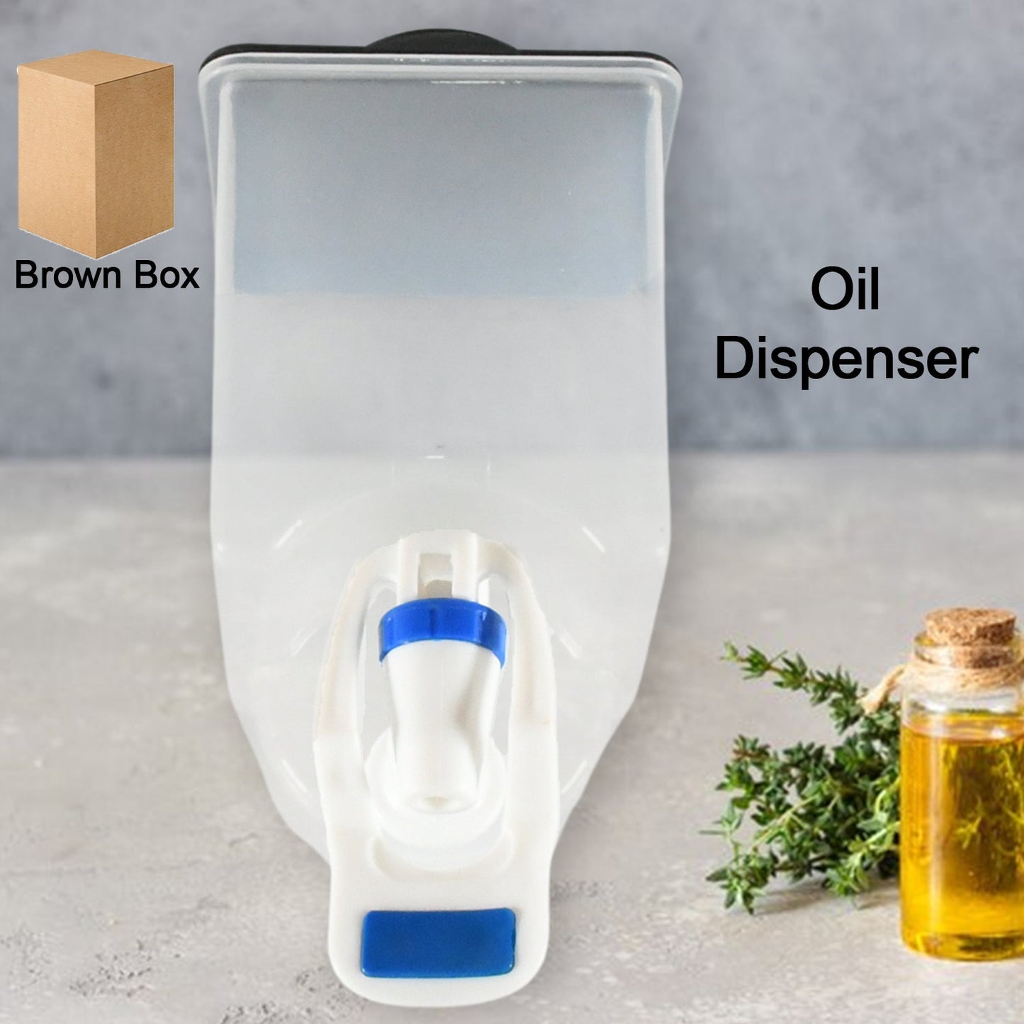 Wall Mounted Oil Dispenser Bottle (1100ml Approx) - Discount Karo