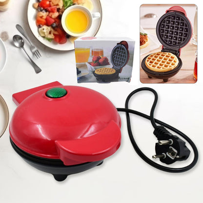 Mini Waffle Maker Machine Waffle Iron Home Appliances Kitchen Gift Easy To Clean, On-Stick Surfaces, Perfect Breakfast, Dessert, Sandwich, Pan Cakes, Paninis / Other Snacks Machine - Discount Karo