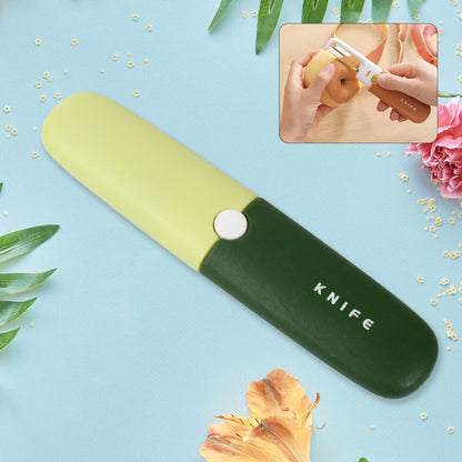 Multifunctional peeler Two in one fruit knife, fruit and vegetable cutting knife+sawtooth peeler, apple, carrot, potato, fruit slice antiskid - Discount Karo