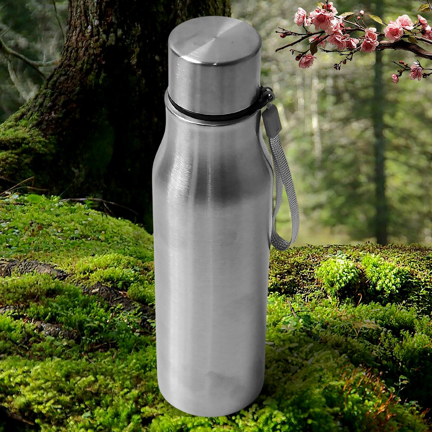 Stainless Steel Water Bottle | Leak Proof | Office Bottle | Gym Bottle | Home | Kitchen | Hiking | Trekking Bottle | Travel Bottle (1000 ML) - Discount Karo