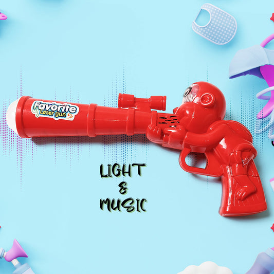 Laser Gun with Musical Sound & Light Toy for Boys & Girls, Birthday Gift for Kids (Pack of 1) - Discount Karo