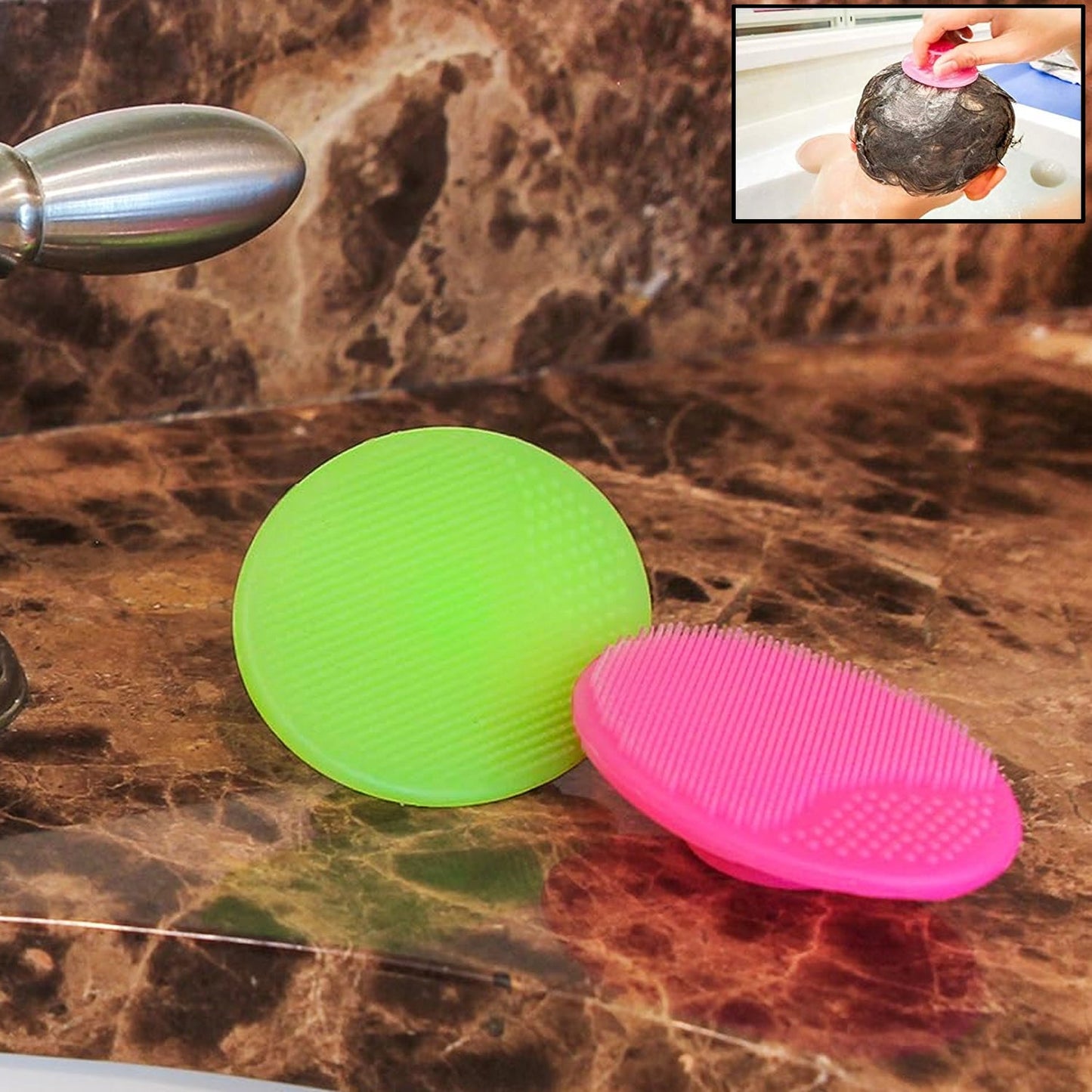 Bath & Facial Cleansing Brush