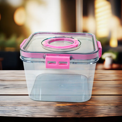 High Quality Plastic Food Storage Container Clear Washable Refrigerator Food Box Food Container Fruit Box Container with Lid (1400 ML) - Discount Karo