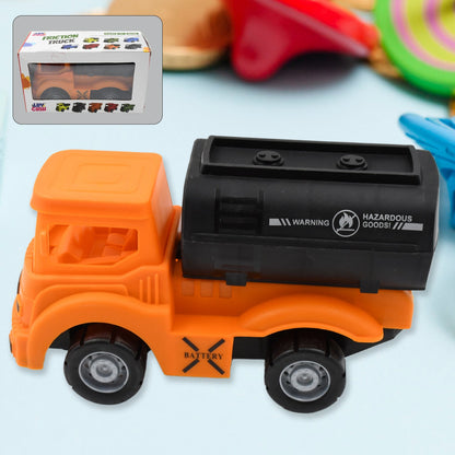 Tanker Truck Toys for Kids, friction power Vehicles Toy Truck, Plastic Truck, Friction Power Toy Trucks For Boys Girls, & Kids (1 Pc / Mix Color) - Discount Karo