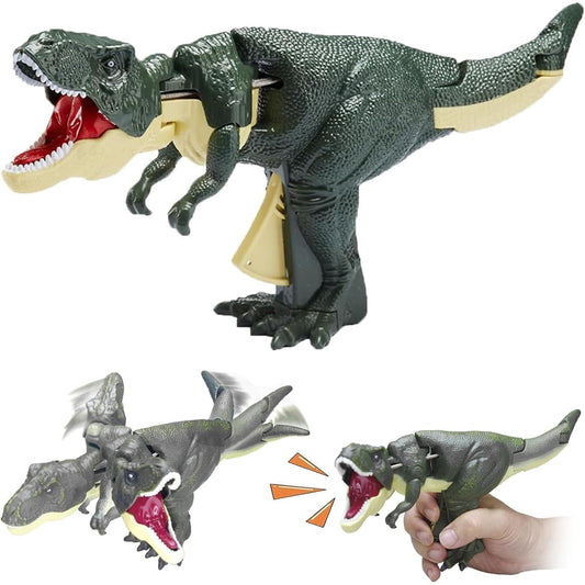 Dinosaur Roaring Toys Trigger, Dinosaurs Toys with Dinosaur Sound Lighting Model Vibrating Head Moving (3 + Years / 1 Pc) - Discount Karo