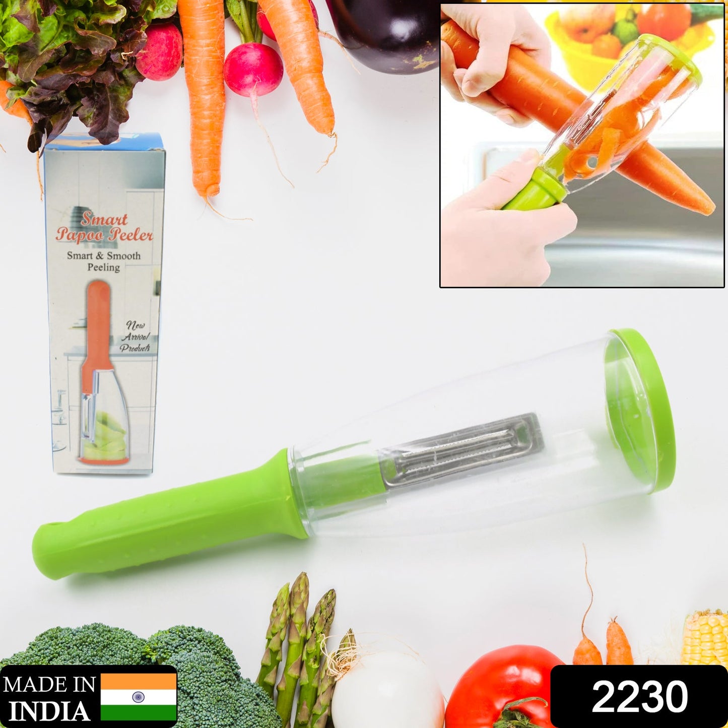 Smart Multifunctional Vegetable / Fruit Peeler for Kitchen - Discount Karo