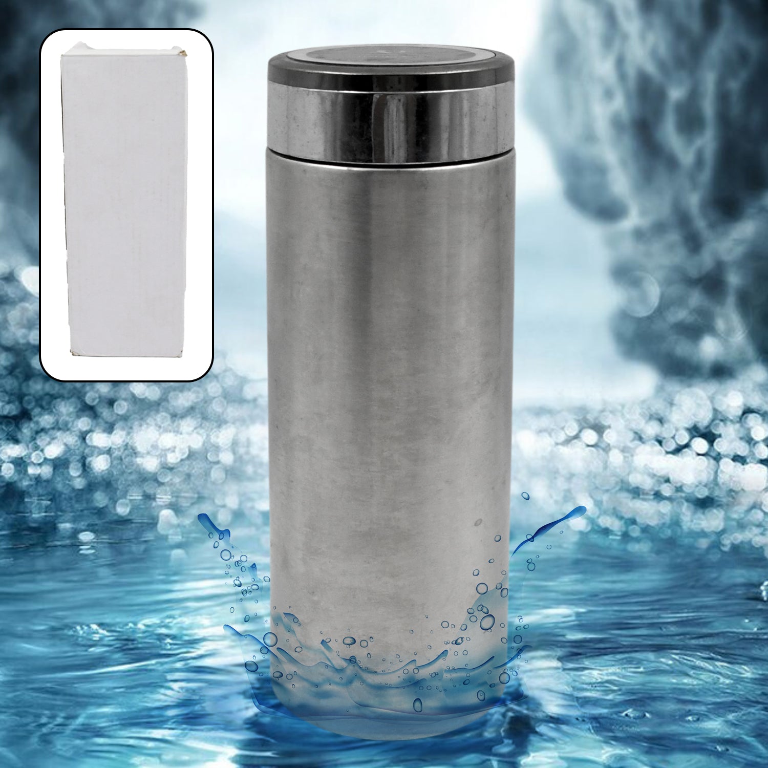 Multifunctional Double-Wall Thermos Water Bottles, Spill Proof with Leakproof Drinking Cup for Office Mug, Home, Travel, School - Discount Karo