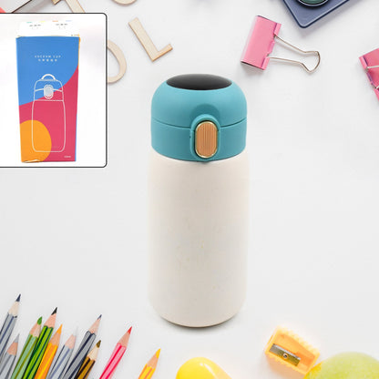 Smart Vacuum Insulated Water Bottle with LED Temperature Display, Cold & Hot | Leak Proof | Office Bottle | Gym | Home | Kitchen | Hiking | Trekking | Travel Bottle (420 ML) - Discount Karo