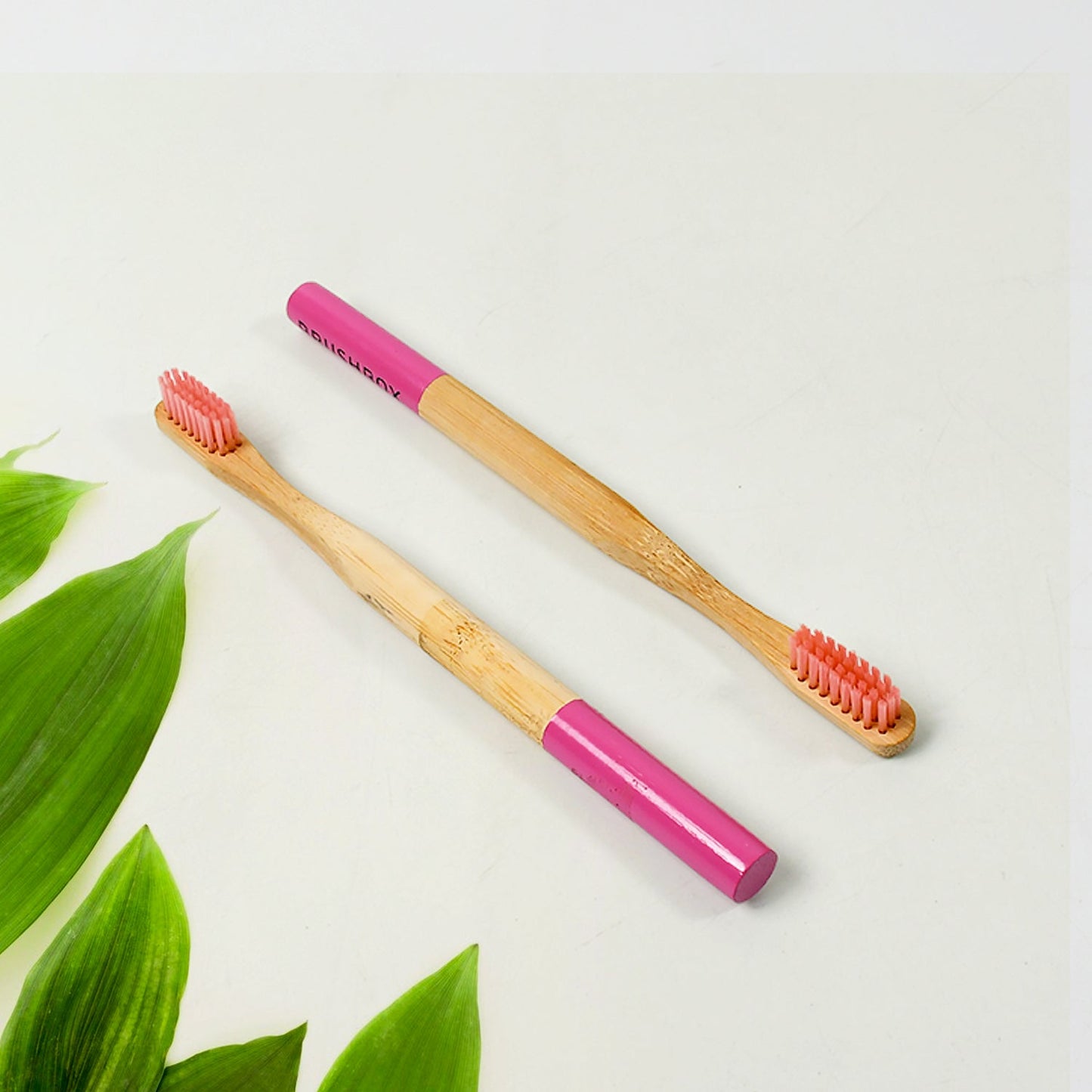 Bamboo Wooden Toothbrush Soft Bristles Toothbrush Wooden Child Bamboo Toothbrush Biodegradable Manual Toothbrush for Adult, Kids (2 Pc With Cover) - Discount Karo