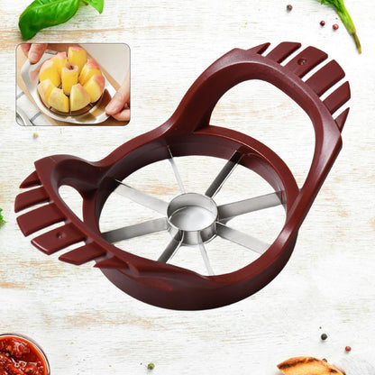 stainless steel apple cut, apple slicer, fruit divider, core remover, separator - Discount Karo