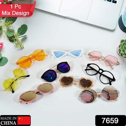 7659 Mix Sunglass New & AttrDraft Designs ( 1 pc ) 