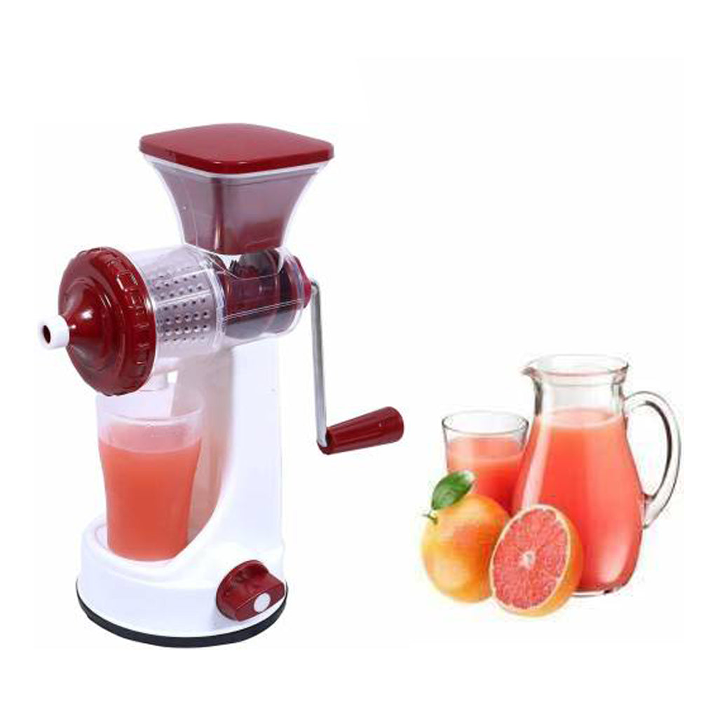 168 Manual Fruit Vegetable Juicer with Juice Cup and Waste Collector 