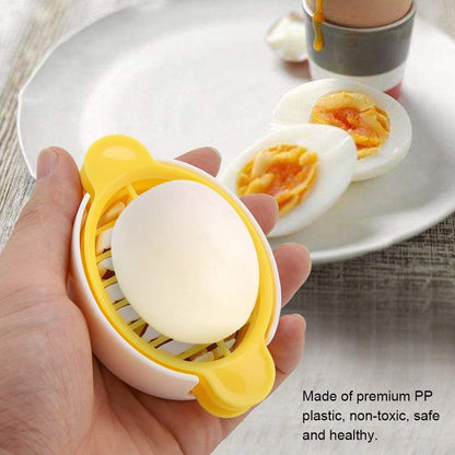 Egg Slicer, 3 in 1 Boiled Egg Slicer, Egg Slicer, Preserved Egg Slicer, Home Restaurant Kitchen Tool (1 Pc) - Discount Karo