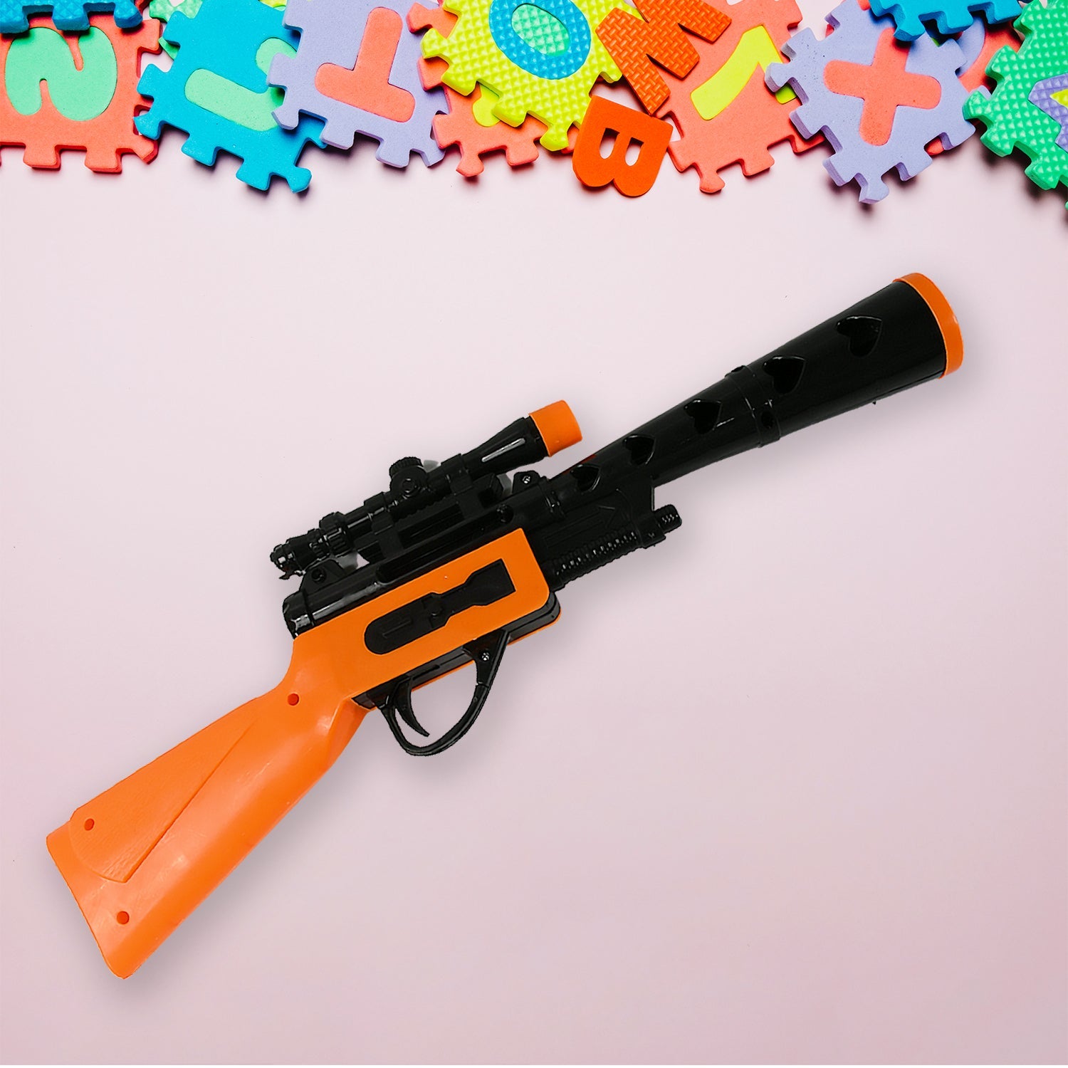 Manual Big Shooting 3 Ball Gun Toy shoot super ping pong gun for kids, Plastic Balls Shooting Gun Toys For Boys Kids High Quality Gun - Discount Karo