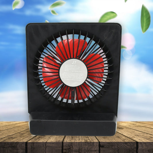 PORTABLE DESK FAN TABLE FAN 1 STEP SPEED SETTING FAN PERSONAL DESK FAN SUITABLE FOR OFFICE ,SCHOOL & HOME USE - Discount Karo