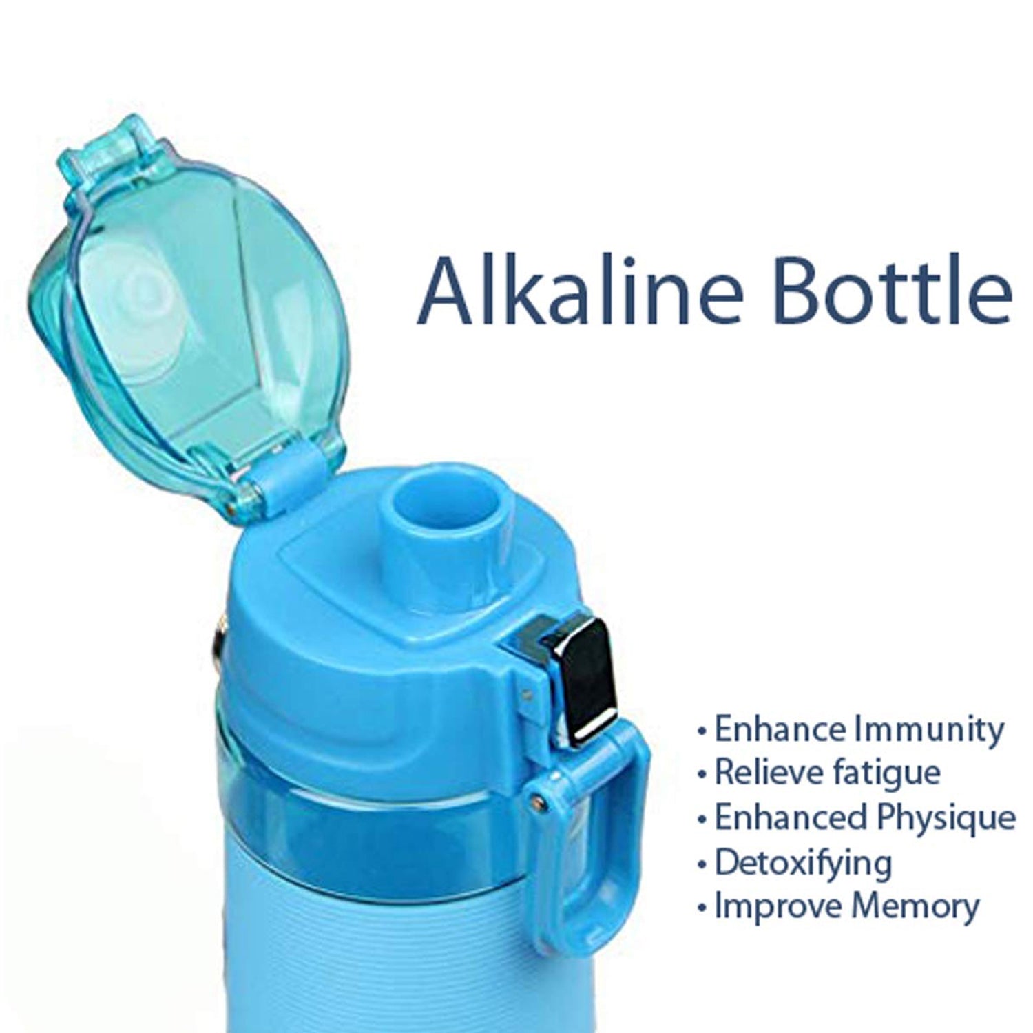 Customized/Personalized Alkaline Water Bottle, with Food Grade Plastic, Stylish and Portable (Particulates not included) - Discount Karo