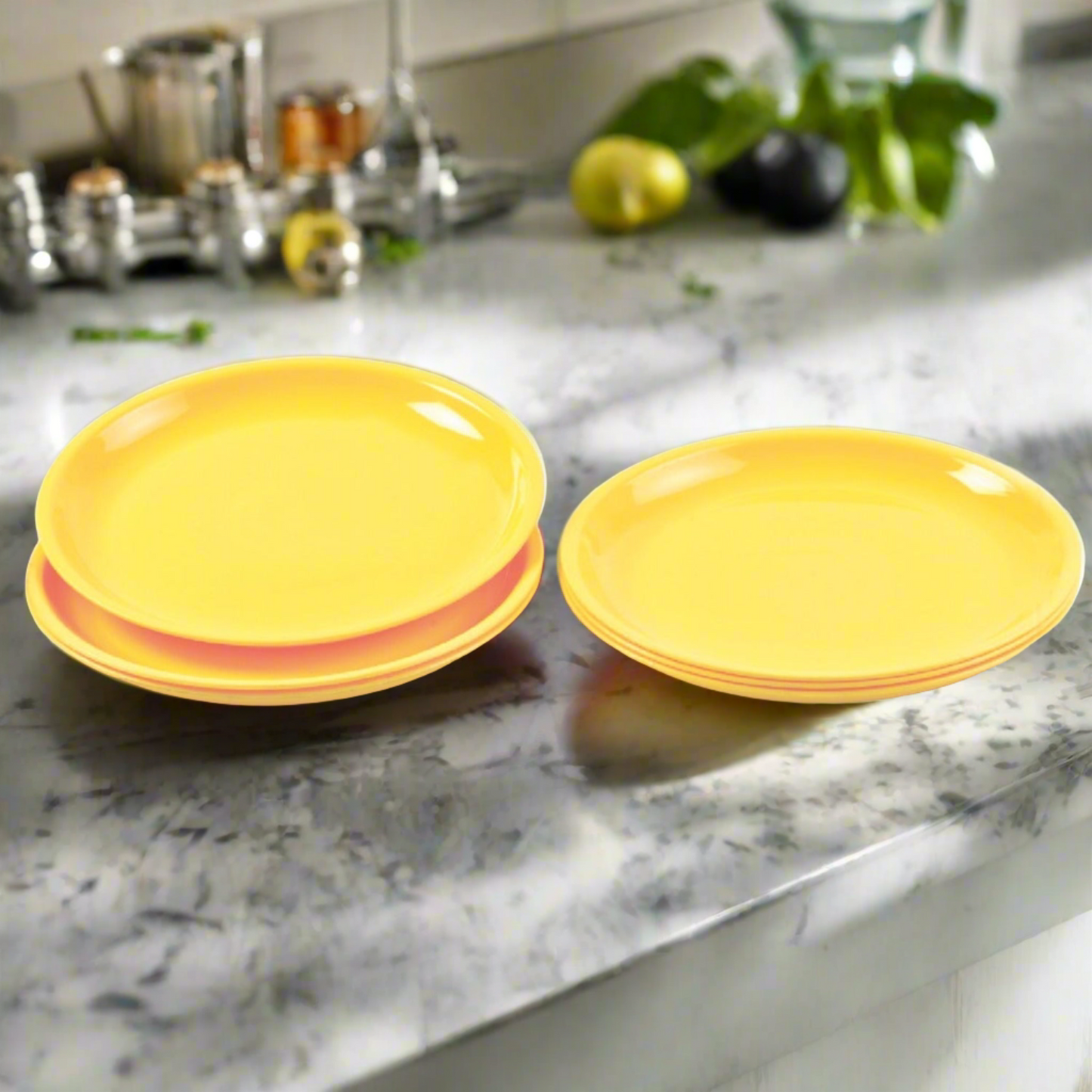 Round Shaped Mini Soup Plates / Dishes - 6 pcs - Discount Karo