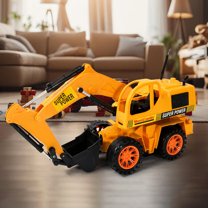 Plastic JCB Construction Toy Remote Control JCB Toys for Kids Boys, Super Power Remote Control JCB Truck Construction Toy (1 Set) - Discount Karo