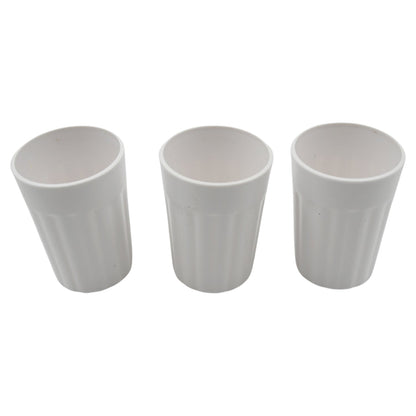 Small Plastic Coffee / Tea Cups Reusable Plastic Cup Mug Lightweight Microwavable Dishwasher Safe Unbreakable Camping Coffee Mugs for Tea Milk Water Juice Tea (3 Pcs Set) - Discount Karo