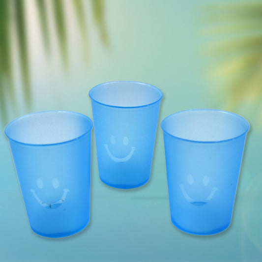 Plastic Tumblers Lightweight Cups / Glass Reusable Drinking Cups Restaurant Cups Dishwasher Safe Beverage Tumblers Glasses for Kitchen Water Transparent Glasses 3 pc Set - Discount Karo