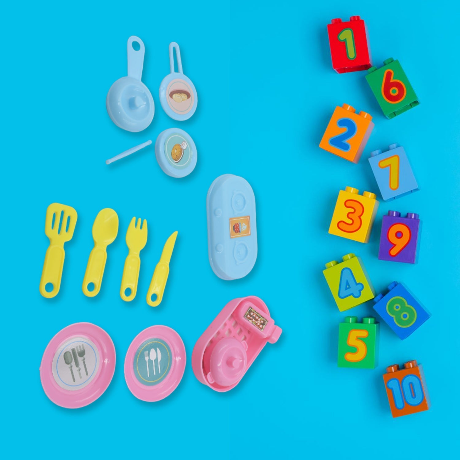 Plastic Portable Cooking Kitchen Play Set Play Kitchen Set Toy with  Basket, Knife & Various Types of Kitchen Play toy Set Cooking Play Set Colourful Cooking Tools, Children Learn Play Fun Toddler - Discount Karo