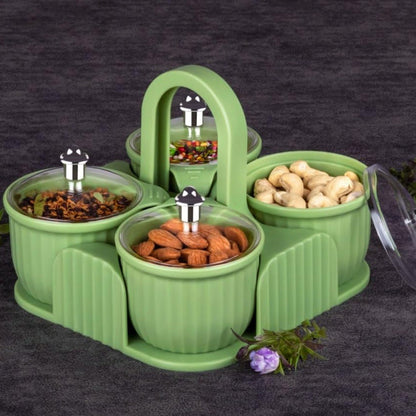 Multipurpose Plastic Storage Container Set: Kitchen Jars, Spices, Cookies - Discount Karo