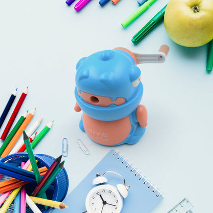 Sharpener for Pencil with Removable Tray Hardiness Steel Cutter, Kids Teddy Shaped Pencil Sharpener Machine, Birthday Return Gift Stationary Gifts - Discount Karo