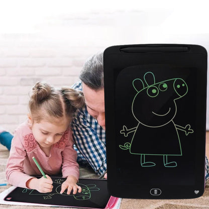 Portable LCD Writing Board Slate Drawing Record Notes Digital Notepad with Pen Handwriting Pad Paperless Graphic Tablet for Kids 12 inch - Discount Karo