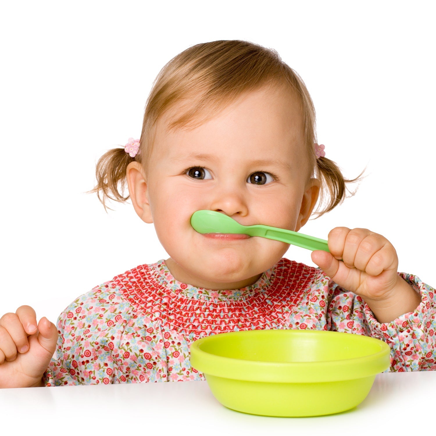 Kids Cute Food Grade Foods Feeding Training Baby Spoon (Set of 6 pcs) - Discount Karo