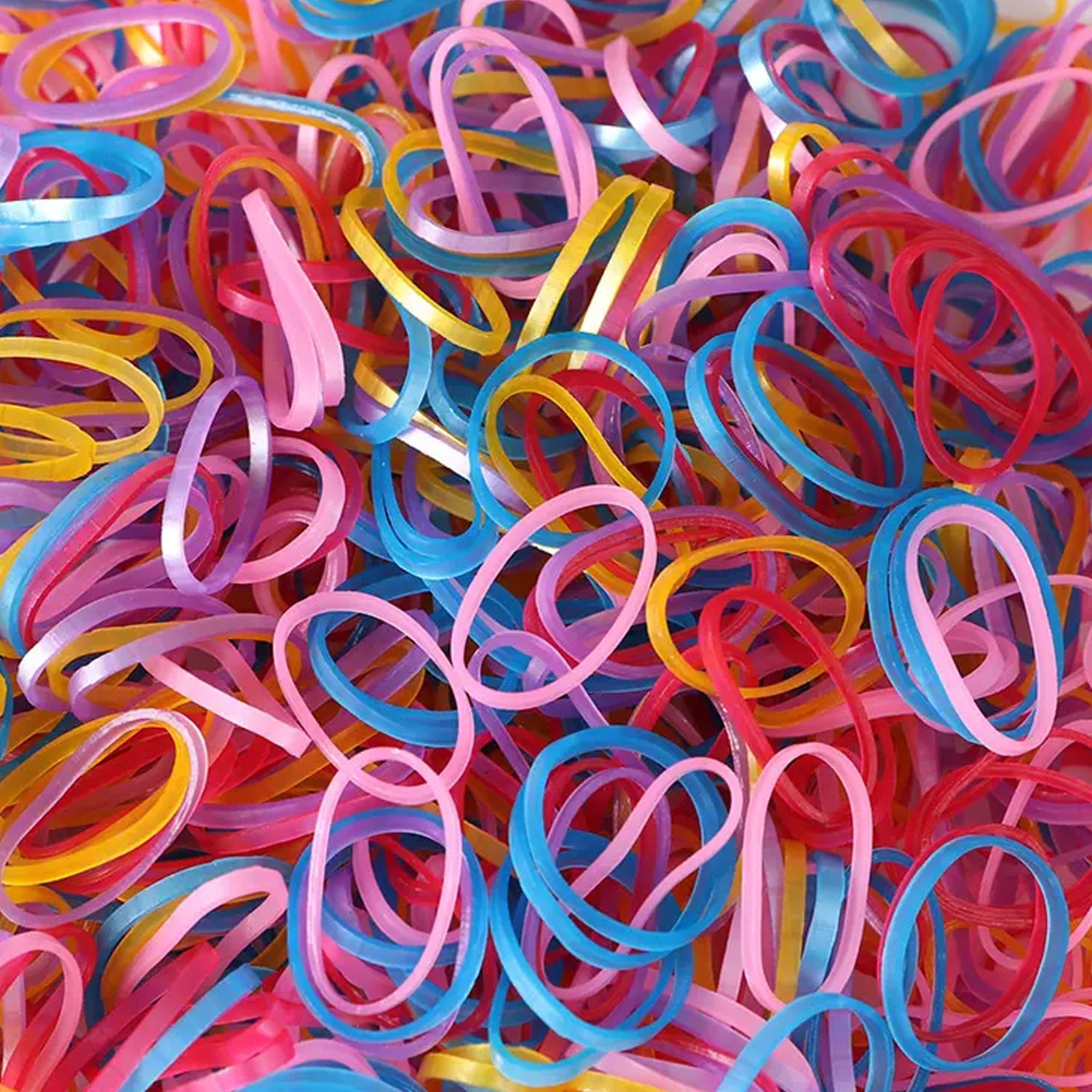 Rubber Band For Office/Home and Kitchen Accessories Item Products, Elastic Rubber Bands, Flexible Reusable Nylon Elastic Unbreakable, For Stationery, School  Multicolor (0.75 Inch, 50 GM) - Discount Karo