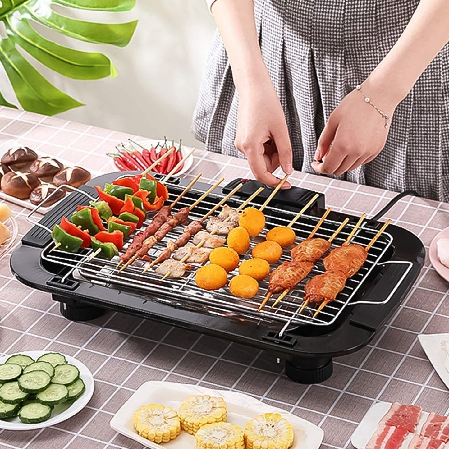 Electric Barbecue Grill 2000w (1 Pc) - Discount Karo