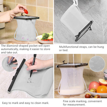 Eco-Friendly Food Storage: Reusable Silicone Bags (3-Pack) - Leakproof & Safe - Discount Karo