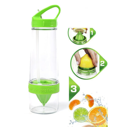 2474 Citrus Zinger Sports Bottle with Juice Maker Infuser Bottle 