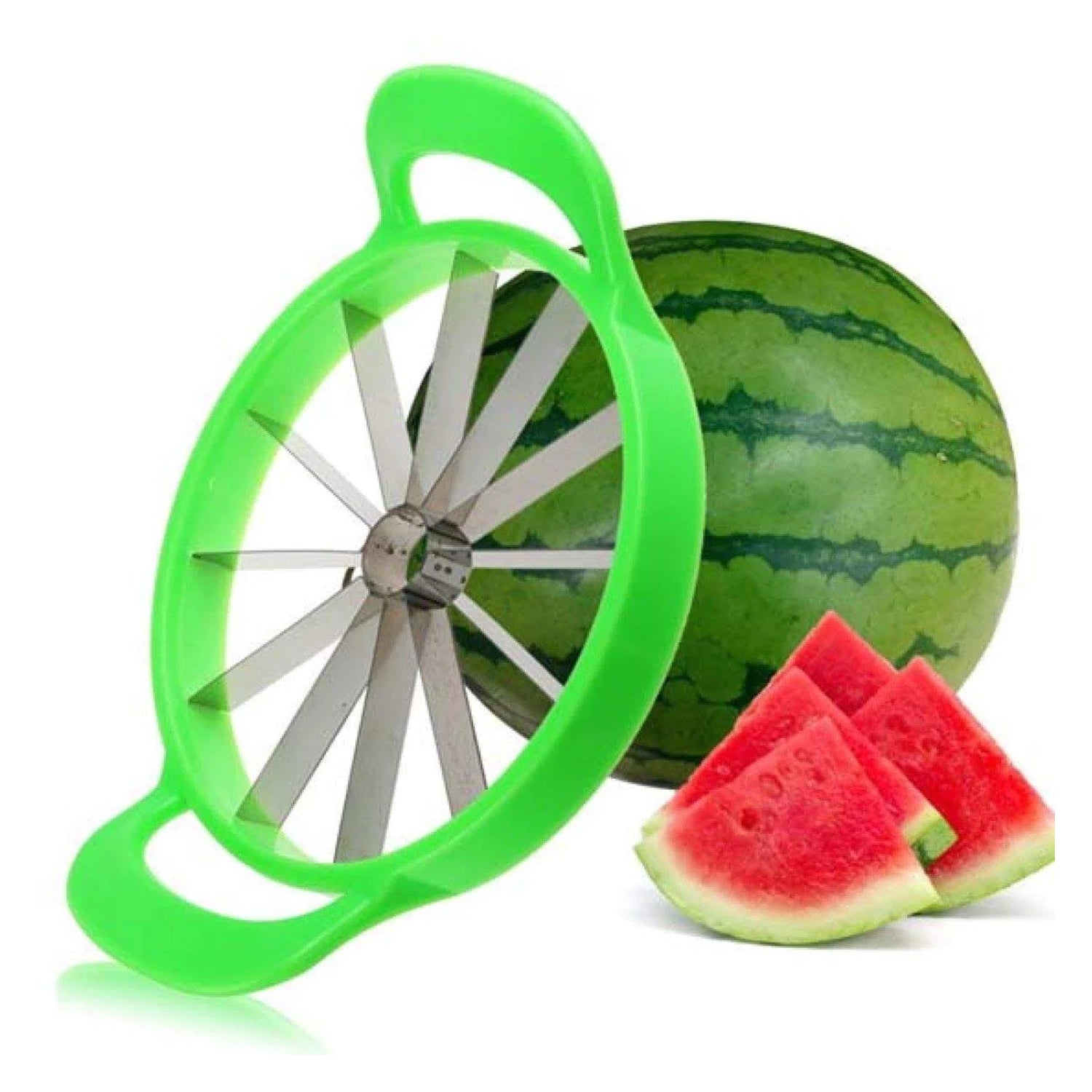 Watermelon Cutter Convenient Kitchen Cooking Fruit Cutting Tools Fruit Cutting Slicer Kitchen, Perfect Corer Slicer Kitchen Tools - Discount Karo