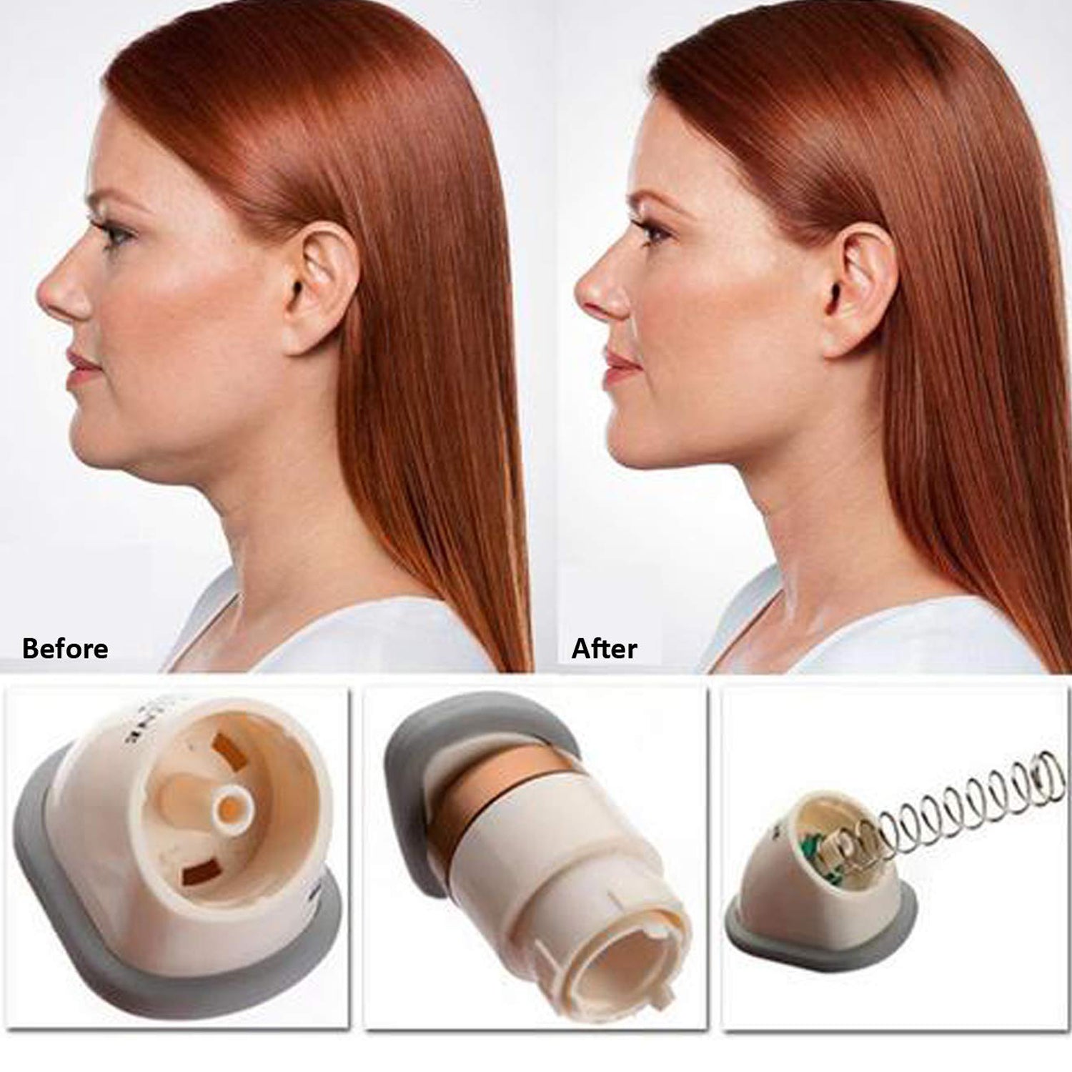 Double Chin Up Massager & Jawline Exerciser (1 Pc) - Discount Karo