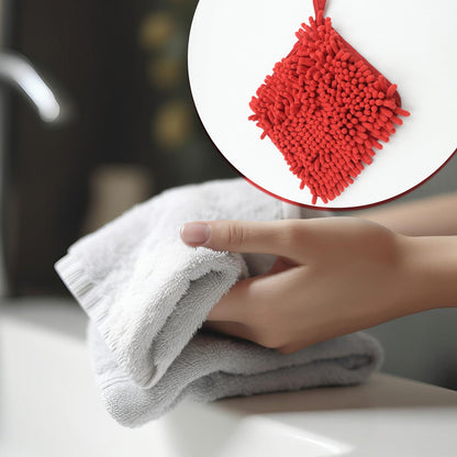 Super Soft Hanging Hand Towel (Microfiber): Ultra Absorbent, Kitchen & Bath