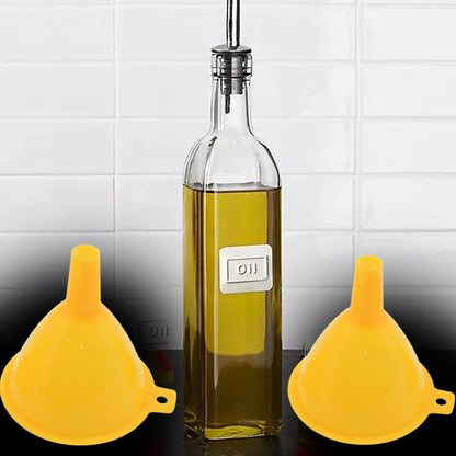 Multipurpose Funnel 3 Size Small , Medium & Big Plastic Funnel For kitchen and laboratory Use (3 Pc Set)