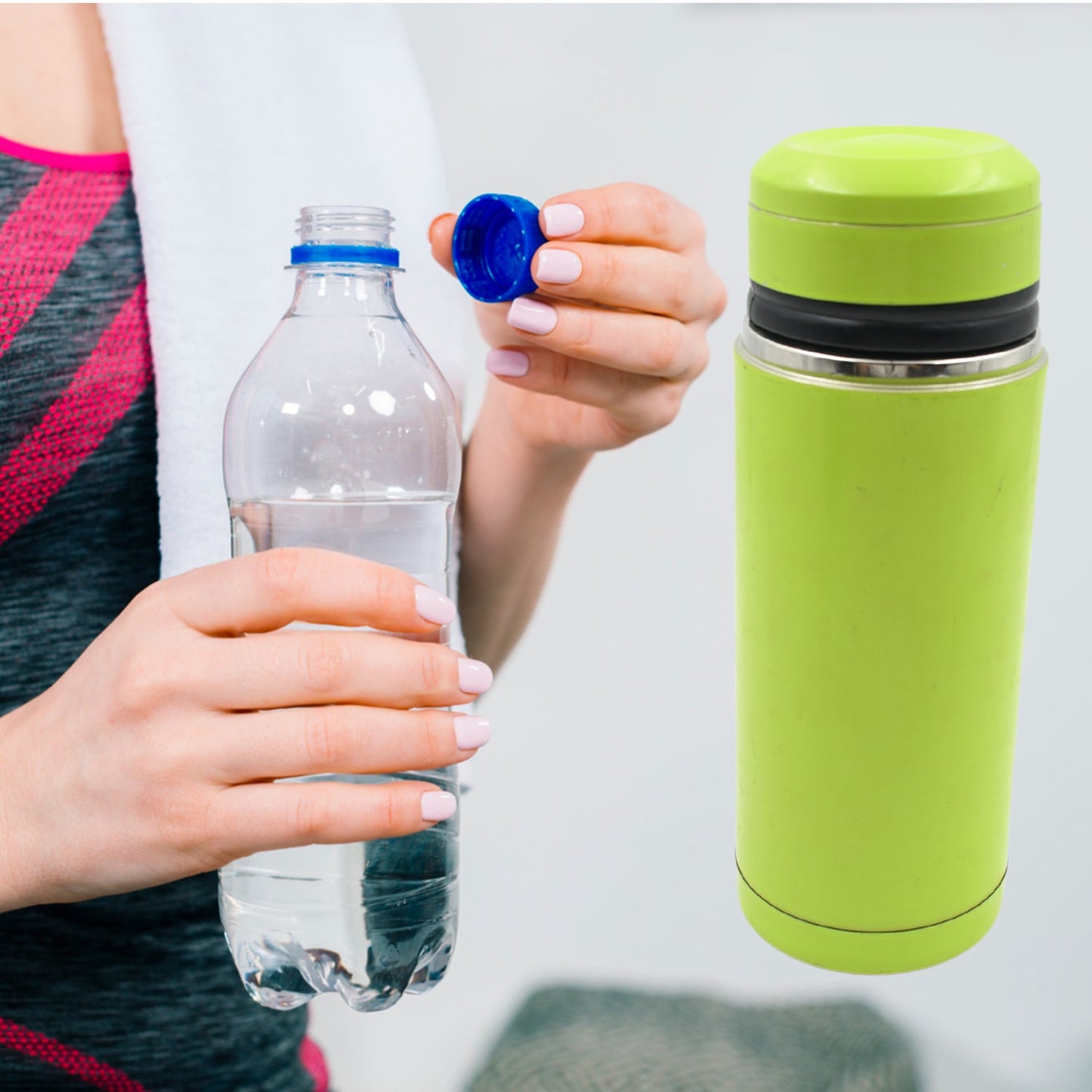 Stainless Steel Water Bottle Leak Proof, Rust Proof, Hot & Cold Drinks, Gym Sipper BPA Free Food Grade Quality, Steel fridge Bottle For office / Gym / School (300 ML Approx) - Discount Karo