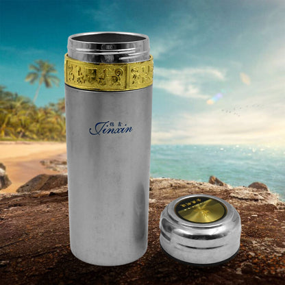 Stainless Steel Water Bottle Leak Proof, Rust Proof, Hot & Cold Drinks, Gym Sipper BPA Free Food Grade Quality, Steel fridge Bottle For office / Gym / School (350 Ml Approx) - Discount Karo