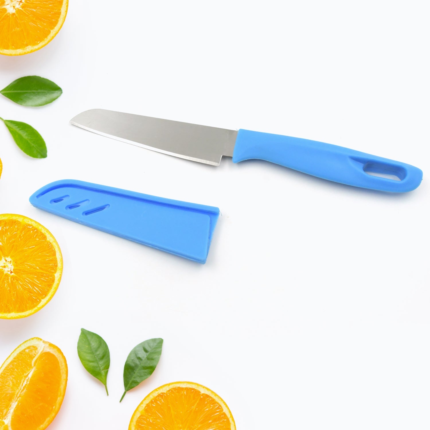 Stainless Steel Knife For Kitchen Use, Knife Set, Knife & Non-Slip Handle With Blade Cover Knife, Fruit, Vegetable,Knife Set (1 Pc) - Discount Karo