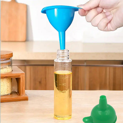 Silicone Funnel For Pouring Oil, Sauce, Water, Juice And Small Food-Grains (1 Pc Green) - Discount Karo