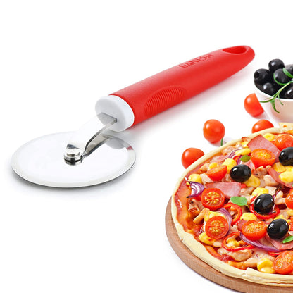 Ganesh GANESH PIZZA  /  PASTRY CUTTER Wheel Pizza Cutter  (Stainless Steel) - Discount Karo